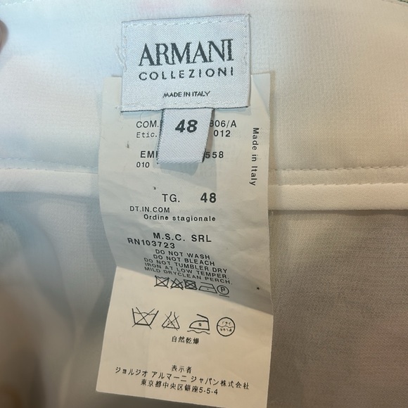 Armani Collezioni Purple and Green Knee-Length A-Line Skirt - Picture 4 of 5